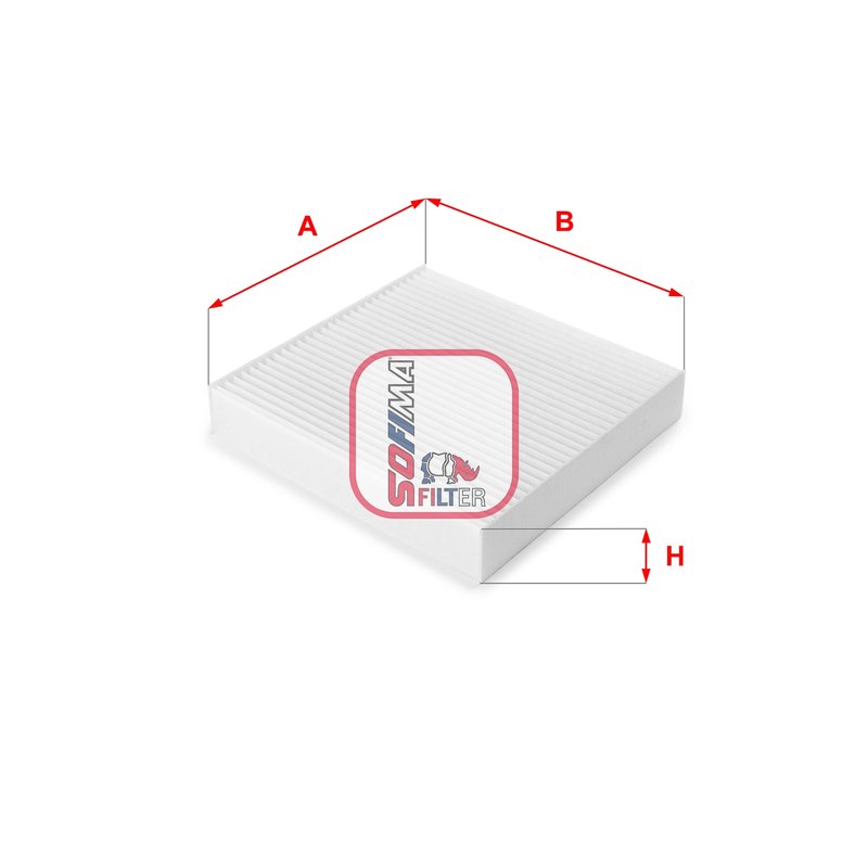 FILTRU AER HABITACLU SOFIMA S 3109 C - Compatibil cu DAIHATSU, FIAT, HONDA, SUBARU, SUZUKI, TOYOTA