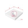 FILTRU AER HABITACLU SOFIMA S 3209 C - Compatibil cu ALFA ROMEO