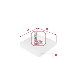 FILTRU AER HABITACLU SOFIMA S 3210 C - Compatibil cu ABARTH, CHRYSLER, FIAT, LANCIA