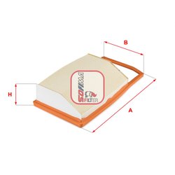 FILTRU AER SOFIMA S 3793 A - Compatibil cu CITROEN, FIAT, OPEL, PEUGEOT