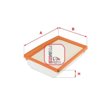 FILTRU AER SOFIMA S 3794 A - Compatibil cu FIAT