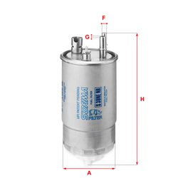 FILTRU COMBUSTIBIL SOFIMA S 3ONE NR - Compatibil cu OPEL, VAUXHALL