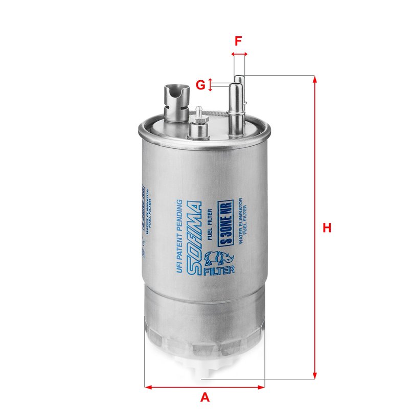 FILTRU COMBUSTIBIL SOFIMA S 3ONE NR - Compatibil cu OPEL, VAUXHALL