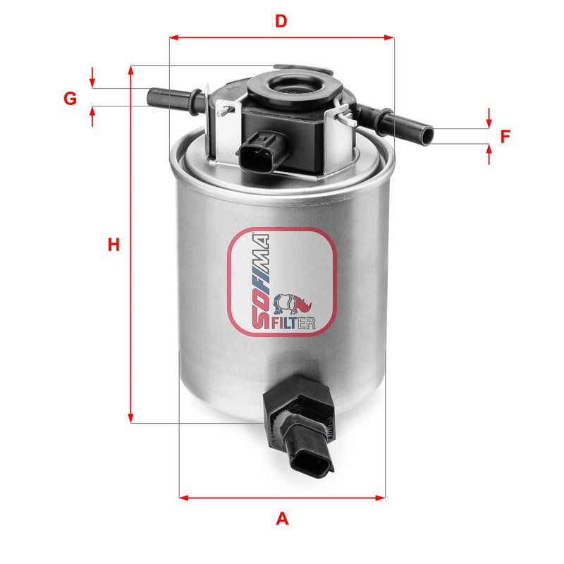 FILTRU COMBUSTIBIL SOFIMA S 4020 NR - Compatibil cu INFINITI