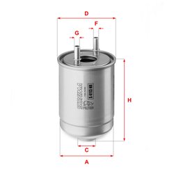 Filtru combustibil Sofima S 4113 NR