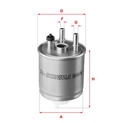 Filtru combustibil Sofima S 4114 NR