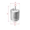 Filtru combustibil Sofima S 4129 NR