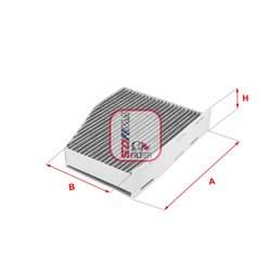 Filtru aer habitaclu Sofima S 4124 CA
