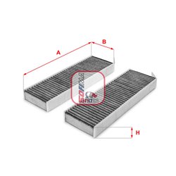 Filtru aer habitaclu Sofima S 4172 CA