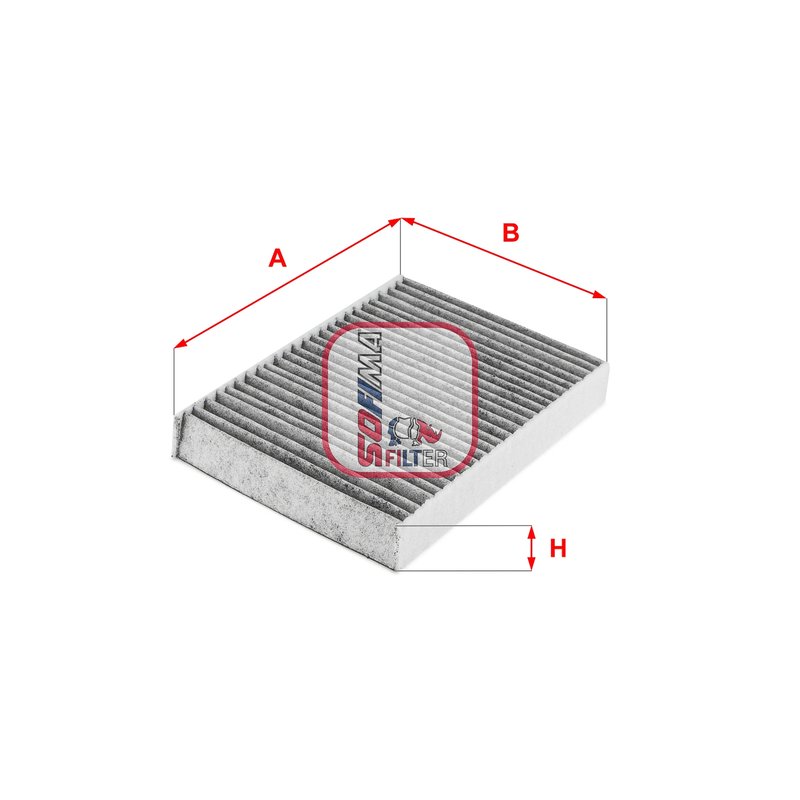 FILTRU AER HABITACLU SOFIMA S 4245 CA - Compatibil cu ALFA ROMEO, FIAT, JEEP