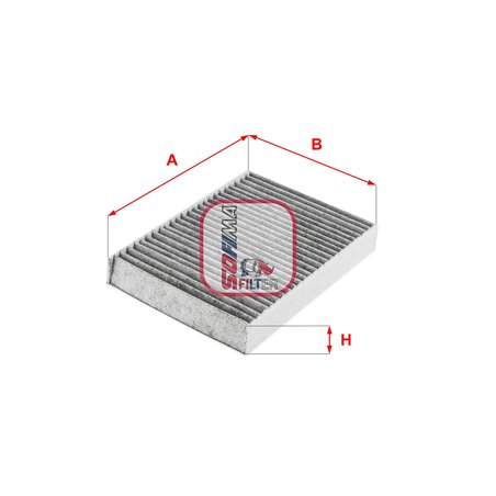 FILTRU AER HABITACLU SOFIMA S 4245 CA - Compatibil cu ALFA ROMEO, FIAT, JEEP