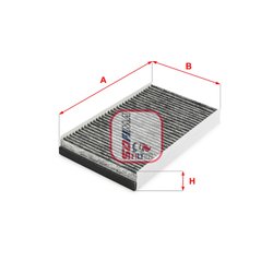 FILTRU AER HABITACLU SOFIMA S 4267 CA - Compatibil cu FIAT