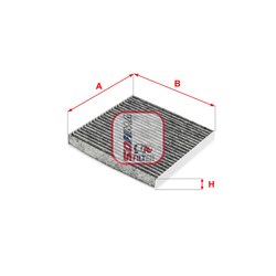 FILTRU AER HABITACLU SOFIMA S 4286 CA - Compatibil cu CITROEN, MITSUBISHI, PEUGEOT