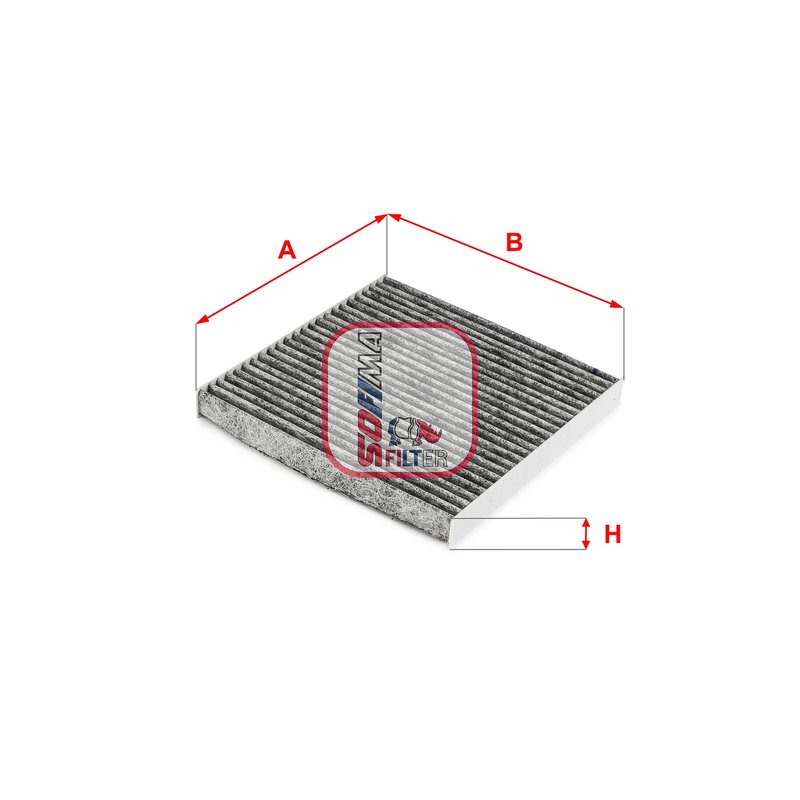 FILTRU AER HABITACLU SOFIMA S 4286 CA - Compatibil cu CITROEN, MITSUBISHI, PEUGEOT