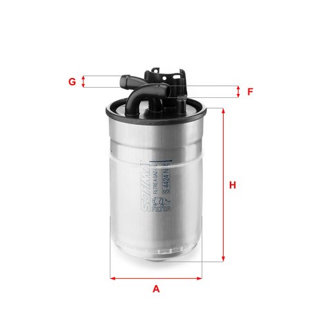 FILTRU COMBUSTIBIL SOFIMA S 4424 NR - Compatibil cu AUDI, SKODA, VW