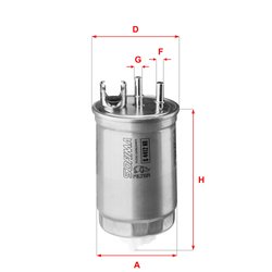 Filtru combustibil Sofima S 4412 NR