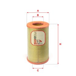 FILTRU AER SOFIMA S 4610 A - Compatibil cu ALFA ROMEO, FIAT, INNOCENTI, LANCIA, PEUGEOT, PIAGGIO, SEAT