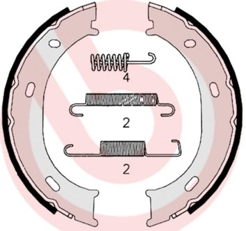 Set saboti frana Brembo S 50 510
