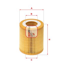 FILTRU ULEI SOFIMA S 5049 PE - Compatibil cu ALFA ROMEO, CADILLAC, FIAT, OPEL, SAAB, SUZUKI, VAUXHALL