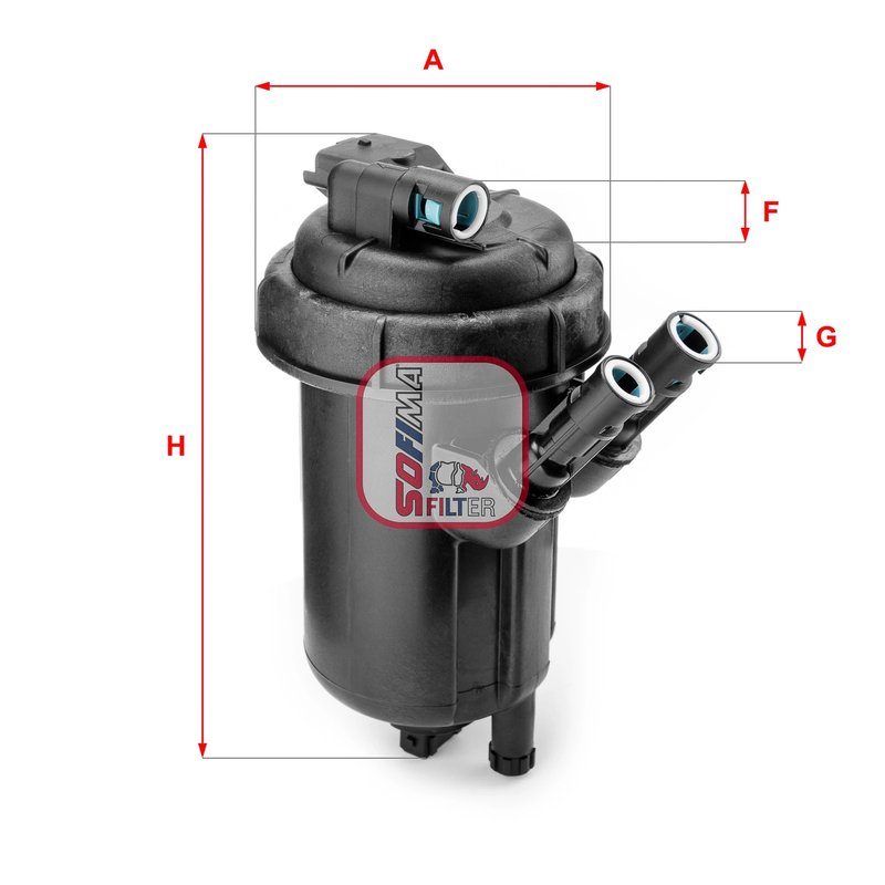 FILTRU COMBUSTIBIL SOFIMA S 5114 GC - Piesa auto compatibila cu mai multe marci