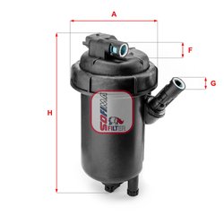 FILTRU COMBUSTIBIL SOFIMA S 5120 GC - Compatibil cu OPEL, SAAB