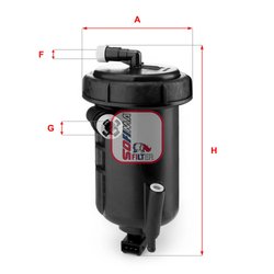 Filtru combustibil Sofima S 5147 GC