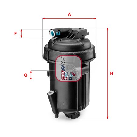 Filtru combustibil Sofima S 5163 GC