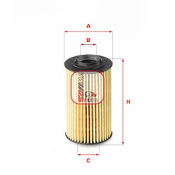Filtru ulei Sofima S 5163 PE