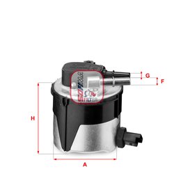Filtru combustibil Sofima S 5170 GC