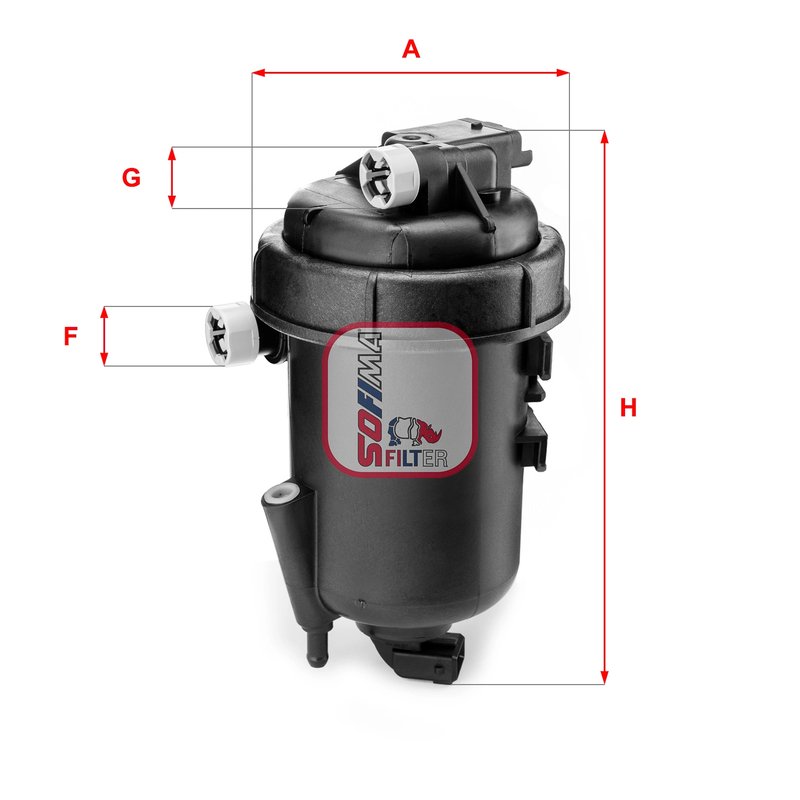 FILTRU COMBUSTIBIL SOFIMA S 5179 GC - Compatibil cu FIAT, SUZUKI