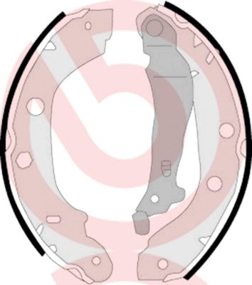 SET SABOTI FRANA BREMBO S 56 509 - Compatibil cu FIAT, NISSAN, RENAULT