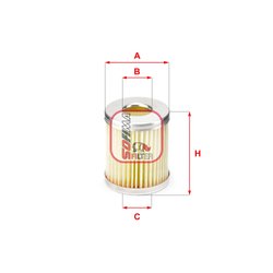 FILTRU COMBUSTIBIL SOFIMA S 6008 G - Compatibil cu ALFA ROMEO, FIAT, LANCIA