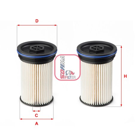 FILTRU COMBUSTIBIL SOFIMA S 6071 NE - Compatibil cu CHEVROLET, OPEL, VAUXHALL