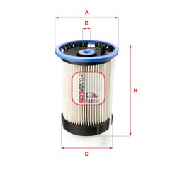 FILTRU COMBUSTIBIL SOFIMA S 6065 NE - Compatibil cu AUDI, CUPRA, SEAT, SKODA, VW