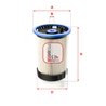 FILTRU COMBUSTIBIL SOFIMA S 6065 NE - Compatibil cu AUDI, CUPRA, SEAT, SKODA, VW
