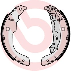 SET SABOTI FRANA BREMBO S 61 528 - Compatibil cu CITROEN, DS, PEUGEOT