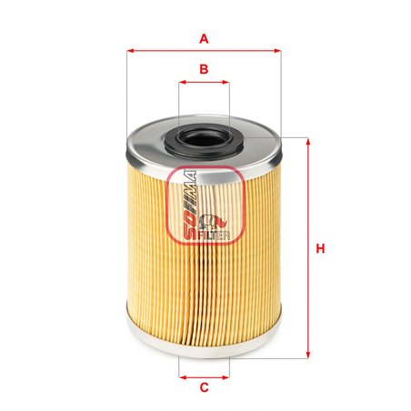 FILTRU COMBUSTIBIL SOFIMA S 6687 N - Compatibil cu CITROEN, MITSUBISHI, NISSAN, OPEL, PEUGEOT, RENAULT, SUZUKI, VAUXHALL, VOLVO