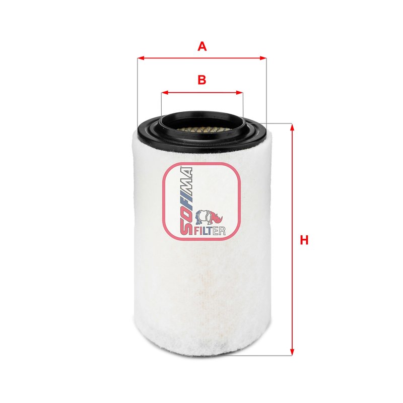FILTRU AER SOFIMA S 7629 A - Compatibil cu ALFA ROMEO