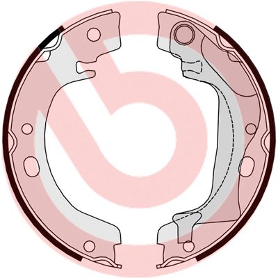 SET SABOTI FRANA BREMBO S 83 560 - Compatibil cu TOYOTA