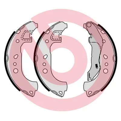 SET SABOTI FRANA BREMBO S 85 543 - Compatibil cu SEAT, SKODA