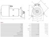 ELECTROMOTOR AS-PL S0001 - Compatibil cu MAN, MERCEDES-BENZ, NEOPLAN, SETRA