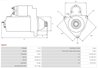 ELECTROMOTOR AS-PL S0025 - Compatibil cu AUDI, FORD, LAMBORGHINI, SEAT, SKODA, VW