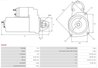 ELECTROMOTOR AS-PL S0030 - Compatibil cu AUDI, VW