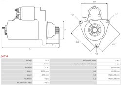 Electromotor AS-PL S0234