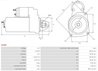 ELECTROMOTOR AS-PL S0385 - Compatibil cu BMW, CITROEN, NISSAN, PEUGEOT, ROVER