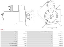 Electromotor AS-PL S0457