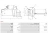 ELECTROMOTOR AS-PL S0504 - Compatibil cu FORD