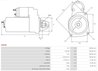ELECTROMOTOR AS-PL S0558 - Compatibil cu ALFA ROMEO, FIAT, SEAT