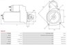 ELECTROMOTOR AS-PL S0619S - Compatibil cu DODGE, JEEP