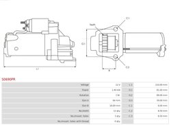 ELECTROMOTOR AS-PL S0690PR - Compatibil cu BMW